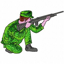 Military Embroidery Design 4